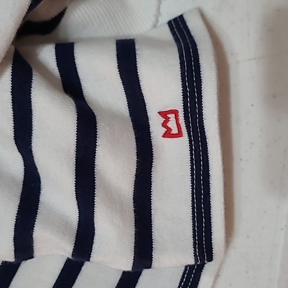 NWT Crown & Ivy striped pullover with hoodie size Large - Picture 8 of 8